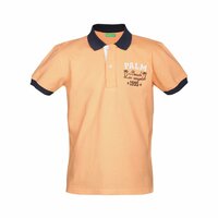 Gini & Jony Baby Plain Regular fit Polo T-Shirt (131040681899 C351_Orange 12M)
