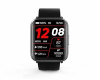 GOQii Smart Vital Ultra Smartwatch Jet Black 1.78'' AMOLED 368x448 & 2.5D Cureved Display 