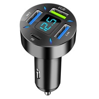 66W 4-Port USB PD Car Charger Adapter