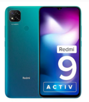 Redmi 9 Activ 128 GB, 6 GB RAM, Coral Green, Mobile Phone