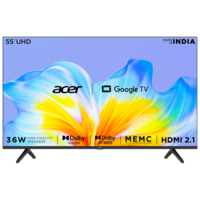 Lowest - acer Advanced I Series 139 cm (55 inch) 4K Ultra HD LED Google TV with Dolby Vision and Dolby Audio (2023 model)