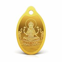 MMTC-PAMP 24k (999.9) Lakshmi 2 gm Yellow Gold Pendant rs 11,970