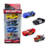 VARIYA ENTERPRISE Metal Die Cast Mini Racers Derby Series Vehicles Set, Metal Lightning McQueen Multicolour Small Diecast 4 car (Random 4 Car)