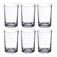 Yera Glass Tumbler - 6 Pieces, Clear, 225ml
