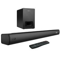 PTron Newly Launched Jazz Pro 120W Soundbar with Wired Subwoofer, 2.1 CH