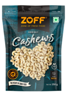 Cred Deal | Zoff Foods Jumbo Cashews W240 Pack of 2 (2 x 250gm)