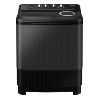 Lowest - SAMSUNG 8.5 kg 5 Star Semi Automatic Washing Machine with Air Turbo Drying System (WT85B4200GD/TL, Dark Grey)