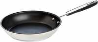 amazon basics Stainless Steel Induction Non Stick Frying Pan, 28 Cm, With Soft Touch Handle