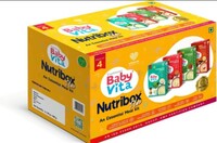 [99 coupon] Babyvita® Nutribox Plus - Kannankaya Powder, Wheat Apple Powder, Rice Banana Powder, and Instant Red Banana Dates Rice Powder Combo Pack Meal Kit (4 x 50g)