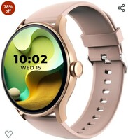Limited-time deal: beatXP Flare Pro 1.39” HD Display Bluetooth Calling Smart Watch, 100+ Sports Modes, Heart Rate Monitoring, SpO2, AI Voice Assistant, IP68 - Champagne Gold 