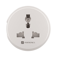 Lowest - PORTRONICS Splug 10 Alexa and Google Assistant Supported Smart Plug 