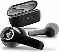 Boult Audio Omega True Wireless in Ear Earbuds with 30dB ANC, 32H Playtime, 45ms Xtreme Low Latency Mode, Quad Mic ENC, 3 Equalizer Modes, Active Noise Cancellation, TWS Bluetooth Gaming TWS (Black)
