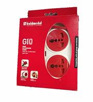 Goldmedal 240V Gio 2 Pin 2.5 Mtr Cable Extension Cords (White And Red)