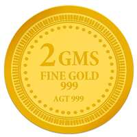 Muthoot Pappachan Swarnavarsham Hallmarked 24KT 999 Gold Coin (2 Gm) rs 11,989
