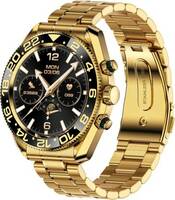 alt Regal, 1.28" Single Chip Bluetooth Calling 300 Watchfaces Stainless Steel Luxury Smartwatch  (Gold Strap, Free Size)