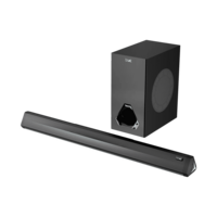 boAt Aavante Bar Aura 160W Bluetooth Soundbar with Remote (Surround Sound, 2.1 Channel, Black)