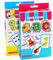 BabyGo Teach Abc and Numbers Counting Learning Educational Flash Cards (Multicolour, 36 Cards Each)- Set of 2