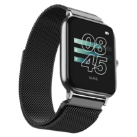 boAt Storm Pro Call Smartwatch with Bluetooth Calling (45.2mm AMOLED Display, IP68 Water Resistant, Metallic Black Strap)