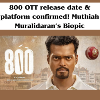 800 OTT release date & platform confirmed! Box Office Collection & more