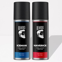 Beardo Iceman & Maverick No Gas Perfume Deo Spray Combo - 2x150ml Each