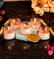 Vanilla Peach Wax (Set of 5) Scented Candles, By eCraftIndia