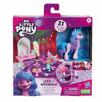 My Little Pony: Make Your Mark Toy Unicorn Tea Party Izzy Moonbow - Hoof to Heart Pony, 20 Accessories and Story Scene for Kids Age 3 and Up