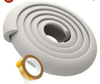 Limited-time deal: SYGA Baby Safety Strip Furniture Edge Guard Cushion Corner Cover 2 Meter 6.5 feet Tape Infant Bump Protector (Grey) 