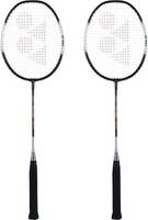 YONEX ZR-100 Light Black Strung Badminton Racquet (Pack of: 2, 85 g)