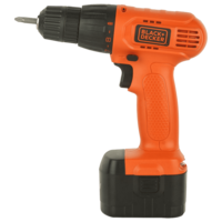 Black + Decker CD121B2-IN Cordless Drill (Optimizes Balance, Orange)