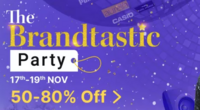 The Fashion Brandtastic Party Upto 80% off & Popular Brands (17-19 Nov)