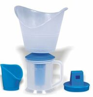 AUGEN Dr.Health 3 In 1 Steamer, Steam inhaler for cold and cough, Soothes (Balm effect) Steam Vaporizer - (Colour May Vary) - Pack of 1