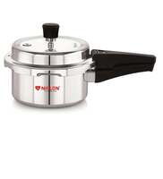 Silver 2 Ltrs Induction Base Outer Lid Aluminium Pressure Cooker,
