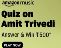 Amazon Amit Trivedi Quiz 