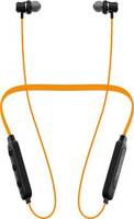 TimbreSonic Bounce in-Ear Wireless Neckband,Mic,Calling,Noise cancel Bluetooth Headset  (Neon Orange, In the Ear)