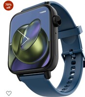 TAGG Verve Connect Ultra 1.78" AMOLED Display Bluetooth Calling Smartwatch | Always on Display | Password Protection| Functional Crown | 120+ Sports Mode | HR; SPO2; Games; Calculator & More | Blue 