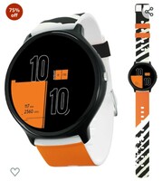 Vibez by Lifelong Fusion Smart Watch for Men & Women, 1.39” HD Display, 360*360 pixels, 550 NITS, BT Calling Smartwatch, Heart Rate Monitoring, SpO2, IP67, Multi Sports Mode (VBSW2268, Orange & Black) 