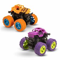 GRAPHENE Monster Truck for Boys 3 4 5 6 7 Year Old,Push and Go Friction Powered Car Toys, Double-Directions Inertia Pull Back Vehicle Set,Birthday Party Gift for Kids - Amazon