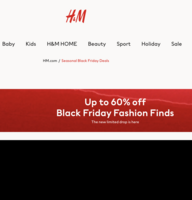 H&M Black Friday Sale 2023 : UPTO 60% OFF