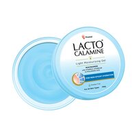 Lacto Calamine Light moisturising gel. Non-sticky hydrating face & body gel with niacinamide, Hyaluronic and vitamin E. For non-oily feel & glowing skin. 150g x Pack of 1 [Apply Coupon]