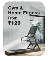 Gym and Home Fitness from Rs 129  and  even  from Rs 60 