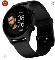 Limited-time deal: Noise Twist Round dial Smart Watch with Bluetooth Calling, 1.38" TFT Display, up-to 7 Days Battery, 100+ Watch Faces, IP68, Heart Rate Monitor, Sleep Tracking (Jet Black) 