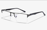 Redex Stylish Light Weight Eye Wear Rectangle Half-Frame Spectacle For Unisex 