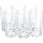 Pasabache Future Tumbler Set, 325ml, 6-Pieces, Transparent