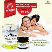 Get NutriHerbs Himalayan Shilajit at 50% off + 5% extra off