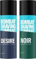 BOMBAY SHAVING COMPANY Desire & Noir 150ml x 2 Combo Deodorant Spray Deodorant Spray - For Men  (300 ml, Pack of 2)