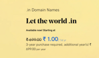 .in domain offer