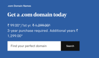 .com domain offer