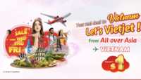 Book Flight from $1 with Vietjet ( Every Wed, Thursday, Friday)