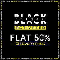 XYXX Black Friday Activated Flat 50% off on Everything + Spin The Wheel & Win