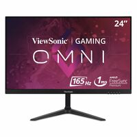 ViewSonic Omni Gaming 24 Inch 165Hz FHD Gaming Monitor with AMD FreeSync Premium, Frameless Design,1Ms, Flicker Free, Speakers, 2xHDMI, DP, and 5 Year Warranty Upon Registration - VX2418-P-MHD